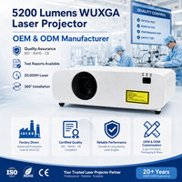 Proyector Láser Comercial de 5200 Lúmenes WUXGA 1920x1200 con Instalación de 360 Grados