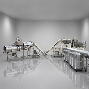 Machine extrudeuse à double vis en acier inoxydable de qualité alimentaire pour les anneaux de céréales pour le petit-déjeuner / Extusora De Cereales - Product Image 1
