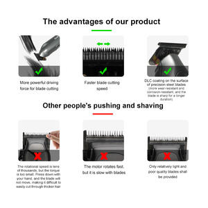 KooFex KF-6301 OEM/ODM メタルボディ BLDCブレード 高速ブラシレスモーター メカニクス プロフェッショナル ヘアトリマー - Product Image 5