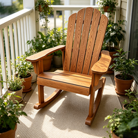 Chaises de jardin de bonne qualité, chaise Adirondack en plastique HIPS, chaise à bascule Adirondack
