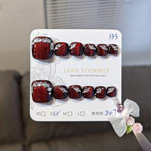 Ongles à pression faits à la main de 1 à 80 pieds, 10 faux ongles pour les doigts, styles de conception uniques - Product Image 4