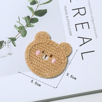 Fabrikant Duurzame Aangepaste Kleuren 5.5Cm Chenille Patches Heat Press 3M Lijm Stick-On Letter Patches