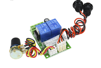 Contrôleur de vitesse de moteur PWM, régulateur de vitesse de moteur, Module relais réversible, 6V-28V, 1203BS, DC 12V 24V 3A 21kHz