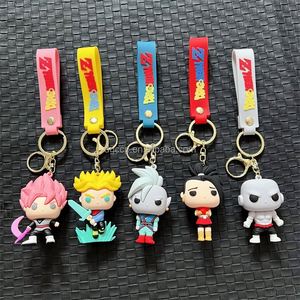 Nuevo diseño japonés Anime <span class=keywords><strong>Dragon</strong></span> <span class=keywords><strong>Z</strong></span> Balls Key Chian utilizado para juegos que funcionan con monedas Fábrica al por mayor 3D Pvc Rubber Luffy Key Chain - Product Image 4