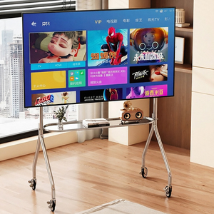 Supporto <span class=keywords><strong>Mobile</strong></span> per <span class=keywords><strong>TV</strong></span> LCD con Consegna Rapida, Telaio in Acciaio Inossidabile e Ruote, Carrello <span class=keywords><strong>TV</strong></span> <span class=keywords><strong>Mobile</strong></span> - Product Image 5