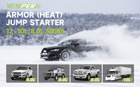 Démarreur multifonction chauffant Yesper Armor, chargeur rapide 3000A haute puissance, booster de démarrage pour SUV