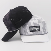 Gorra de Béisbol Deportiva para Exteriores, Impermeable, de Dos Tonos, con Parche de PVC Perforado Personalizado, para Uniformes de Empresa, Venta al Por Mayor