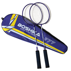 Raquette de badminton Bestcard Amateur <span class=keywords><strong>Junior</strong></span>, en gros, produits authentiques, durable, manche en acier tressé multicolore, manche en PU, tige en carbone - Product Image 2