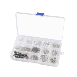 Kit de fabrication de bijoux DIY, perles en alliage d'or et d'argent, épingles, fournitures pour boucles d'oreilles et pinces à cheveux, accessoires pour loisirs créatifs, nouveau modèle 2020 - Product Image 2