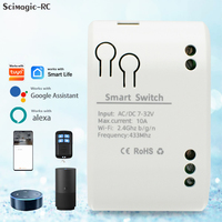 Contrôleur sans fil intelligent Wi-Fi 1 canal Tuya pour portail de garage, télécommande de porte de garage, interrupteur de rideau de garage AC 7-32V