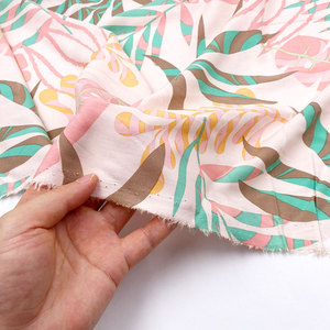 Vải challis viscose rayon 100% in kỹ thuật số họa tiết mới nhất nhập khẩu từ Nam Mỹ, dành cho đầm - Product Image 6