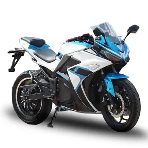 Vendita diretta della fabbrica Motocicleta Electrica 72V 3000w 4000w Sport Racing adulto motocicletta elettrica