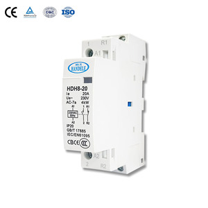 1No 1Nc <span class=keywords><strong>AC</strong></span> <span class=keywords><strong>contactor</strong></span> <span class=keywords><strong>Contactor</strong></span> 2 giai đoạn 20A Modular 220V cuộn dây điện các Loại <span class=keywords><strong>AC</strong></span> contactors - Product Image 2