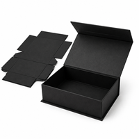 Boîte cadeau pliable personnalisée, boîte d'emballage en papier de luxe pliable avec fermeture magnétique pour cadeaux, vêtements, cosmétiques