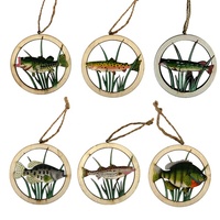 Décoration artisanale en contreplaqué sur mesure, découpe au laser, pendentif en bois, cadeau souvenir, ornements de Noël en bois