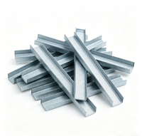 Agrafes galvanisées durables anti-rouille de fabrication chinoise, clous en U pour le fixation du bois et des meubles