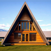 Maisons triangulaires, maisons préfabriquées à bas prix, maisons modulaires, maisons conteneurs, maisons en bois en forme de A, maisons de camping, hôtels, maisons