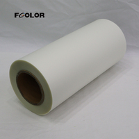 Rouleau de film PET DTF compatible 30cm 33cm 60cm pour impression par transfert thermique, film PET premium double face mat à décollement à chaud