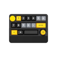 Clavier de jeu sans fil tri-mode W909 à 15 touches, clavier mécanique RGB, touches entièrement interchangeables à chaud, clavier de programmation de macros de jeu
