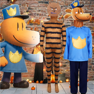 Popolare Casual modello solido gatto e cane uomo di Halloween Cosplay Costume Set per la Performance dei cartoni animati con Pitie cani e gatti - Product Image 2