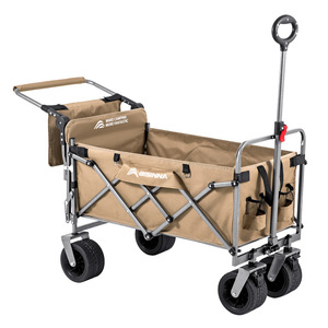 Beishanlang <b>Camping</b> Cart 500L <b>Foldable</b> Outdoor Storage Push Pull Cart With Off Road Wheels - Product Image 2