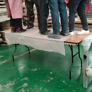 Outdoor <strong>Wooden</strong> Plywood Round Rectangular Banquet Folding <strong>Foldable</strong> <strong>Table</strong> - Product Image 6