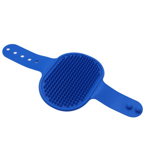 แปรงอาบน้ำสัตว์เลี้ยงซิลิโคนนวดกำจัดขนสำหรับสุนัขแมวหลากสี - Product Image 2