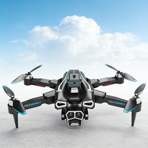 โดรนพับได้ขนาดเล็ก กล้องคู่ 4K หมุนได้ 360 องศา °   การหลีกเลี่ยงสิ่งกีดขวางสำหรับการถ่ายภาพกลางแจ้งสำหรับผู้เริ่มต้นและการถ่ายภาพทางอากาศที่ง่ายดาย - Product Image 1