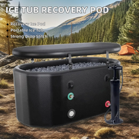 JZY SPORTS 1HP Refroidisseur d'eau en plongée froide Contrôle WIFI Bain de glace Refroidisseur Machine refroidie à l'eau avec générateur d'ozone