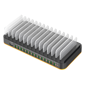 Station de charge USB multi-ports 420W, chargeur rapide de bureau avec 14 ports USB-A et 15 ports Type-C pour téléphone, Android et ordinateur portable - Product Image 6