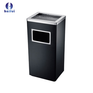 Hotel and Restaurant Lobby Use Stainless Steel <strong>Swing</strong> Lid Rubbish <strong>Bins</strong> - Product Image 6