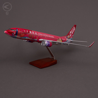 Maquette d'avion Boeing 737-800 China United Airlines Rizhao, peinture couleur, taille 47 cm
