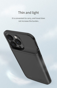 Coque de <span class=keywords><strong>batterie</strong></span> <span class=keywords><strong>externe</strong></span> portable haut de gamme 8500 mAh pour <span class=keywords><strong>iPhone</strong></span> 16 Pro Max - Product Image 6