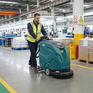 Industrial <b>Floor</b> Scrubber Walk Behind Auto Cordless <b>Floor</b> Scrubber <b>Machine</b> Dryer <b>Floor</b> Scrubber - Product Image 6