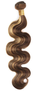 שיער ברזילאי עבה וגלי באיכות גבוהה, מתאים למשתמשים גלובליים עם צרורות שיער בצבעים מעורבים. - Product Image 2