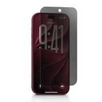 Verre trempé anti-espionnage pour iPhone 18 Pro/18 Pro Max, protection d'écran anti-rayures 9H, vente en gros