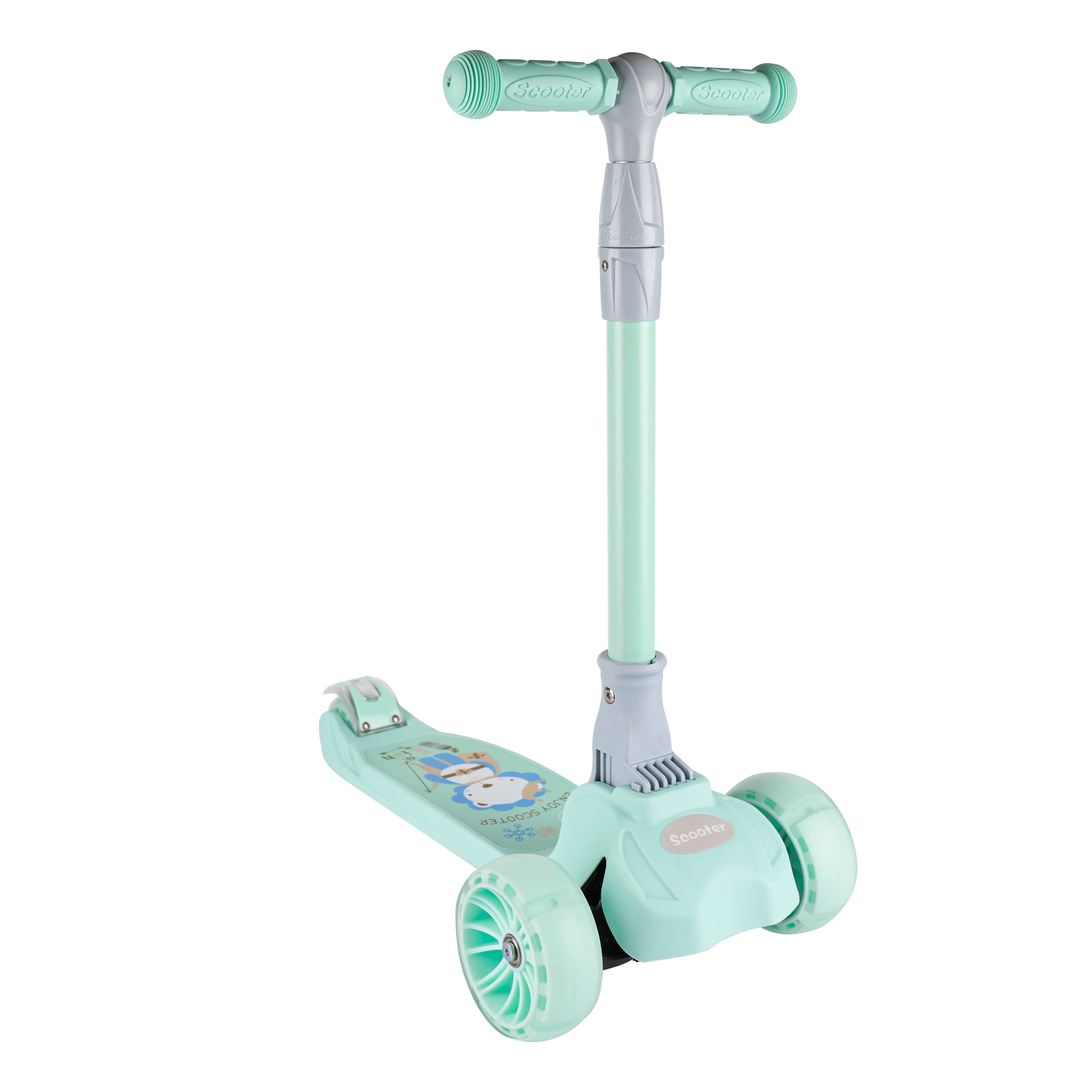 Scooter infantil de três rodas com materiais de alta qualidade selecionados, com forte estabilidade
