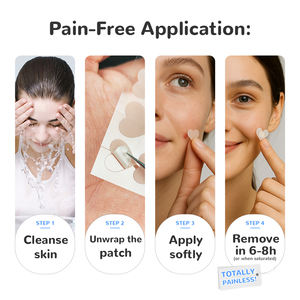 12パッチ/シート丸いにきびパッチHydrocolloidスポットにきびにきびパッチ顔用 - Product Image 5