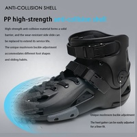 Patins à roulettes urbains de luxe pour adultes BLUE Wheels, roues en aluminium, châssis en polypropylène PP, unisexe