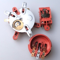 Ensemble de bouilloire électrique rouge chaud Contrôle de la température Interrupteur à vapeur Interrupteur à bouton-poussoir Raccords en trois pièces en plastique avec connecteur inclus