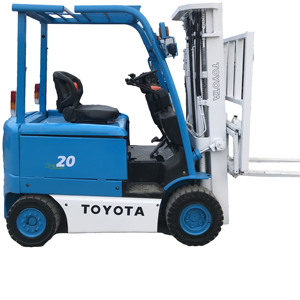 รถยกไฟฟ้ามือสอง ปี 2023 รับน้ำหนักได้ 2000 กก. ความสูงยก 4.7 ม. ความยาว 1070 มม. ความกว้าง 125 มม. แบตเตอรี่ตะกั่ว-กรด 48V - Product Image 1