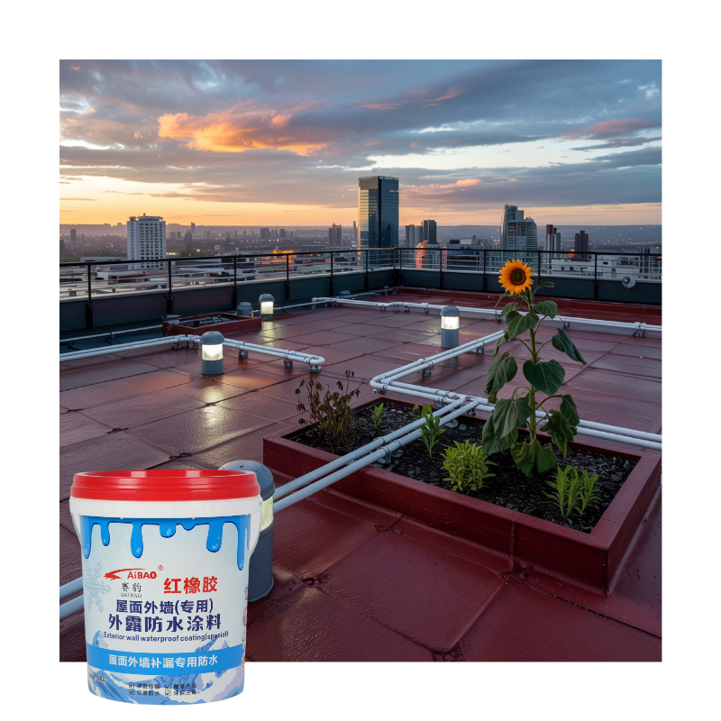 Sapion High Elastic Outdoor-exposure Liquid Rubber Waterproof Coating for Roof