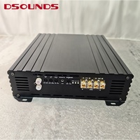 Amplificateur de voiture 2 canaux modèle phare avec amplificateur de voiture pleine gamme style brésilien de 1200WrmsX2CH, amplificateur de voiture personnalisable OEM d'usine