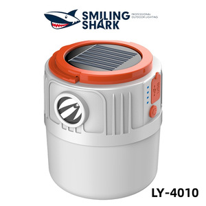 Smiling Shark Solar Camping <b>Light</b> LY-4010 LED <b>Emergency</b> <b>Light</b> Lithium Battery Power Bank Freestanding Outdoor Lighting 2-Year - Product Image 1