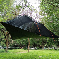 Anti-Moskito-Schaukel Schlaf Hängematte Bett Hängematte Dreieck Baum Zelt Große Camping Hängematte