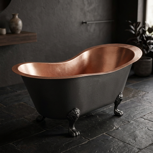 Bañera Rectangular de Lujo, Portátil, de Metal, con Patas, para Uso Doméstico - Product Image 3