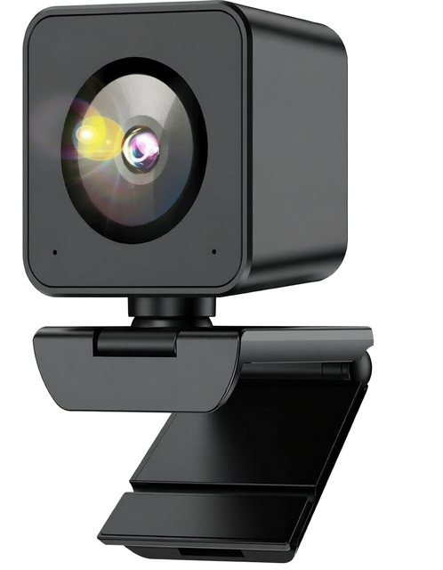 AOC 4K CMOS Sensor PDAF Autofocus Privacy Cover Plug Play Computer Camera 75 FOV for Mac/Switch 2 Includes Tripod USB Adapter