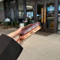 Coque de téléphone AG mate magnétique à chargement sans fil, protection renforcée en PC plaqué, compatible avec iPhone 18 Pro Max, 17, 16, 15, 14, 13 Pro Max