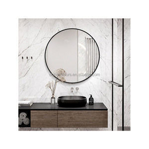 Tùy Chỉnh Cổ Điển Trang Điểm Lớn Vòng Vàng Đen Khung Vòng Tròn Gắn Phòng Tắm Trang Trí Nội Thất Tường Treo Gương - Product Image 3