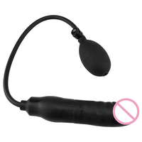 Gode Anal gonflable en silicone pour adulte, jouets sexuels, dilatateur, godemichet Anal rempli d'air, gode Anal gonflable